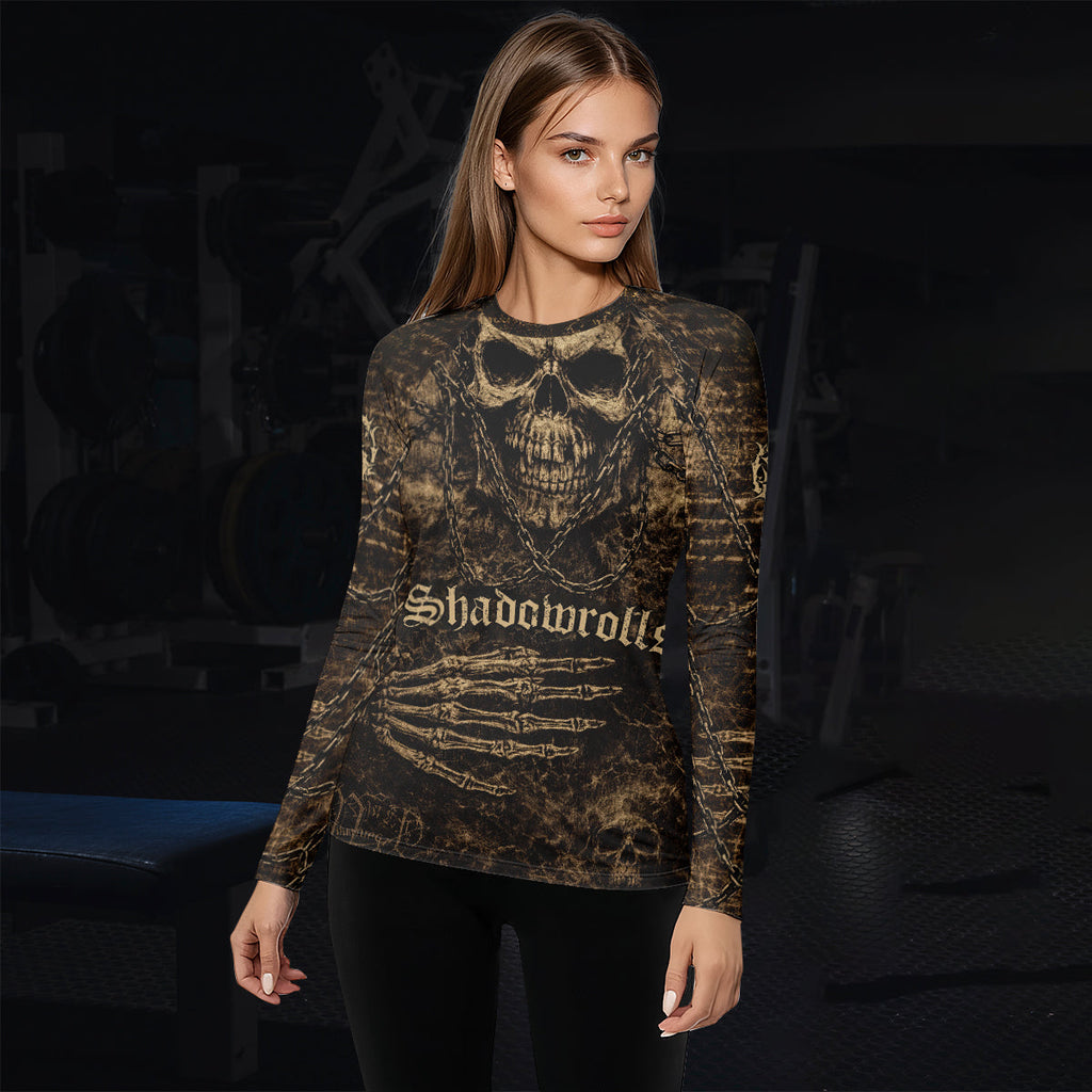 Shadowrolls Skull Chain Rash Guard