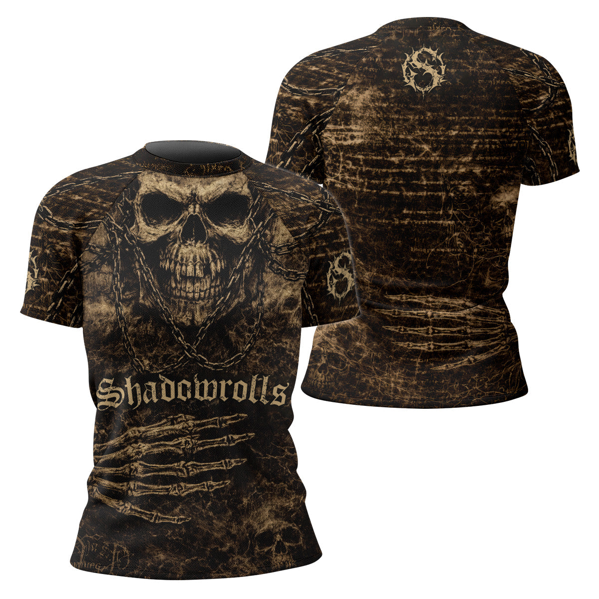 Shadowrolls Skull Chain Rash Guard