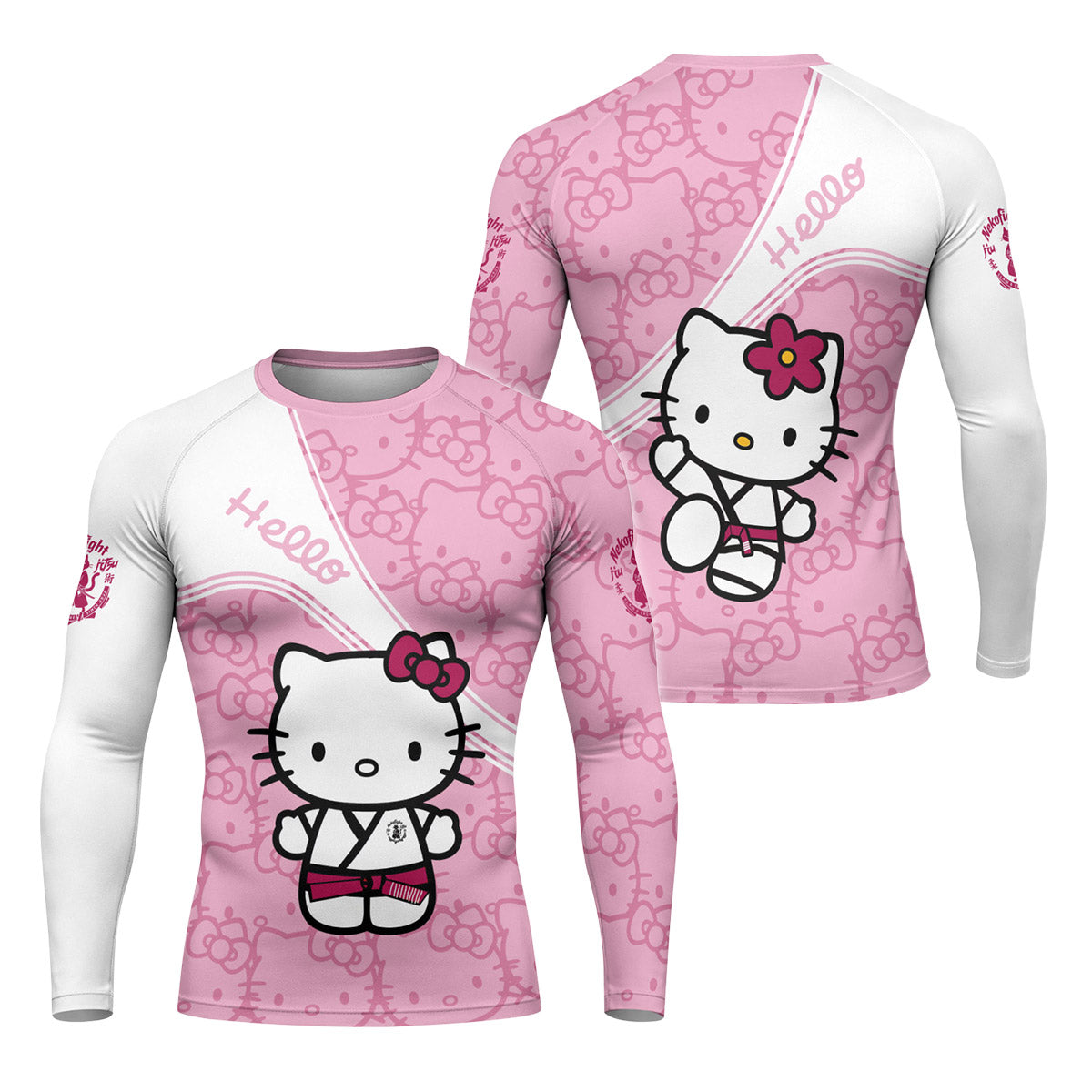 Hello Kitty BJJ Rash Guard