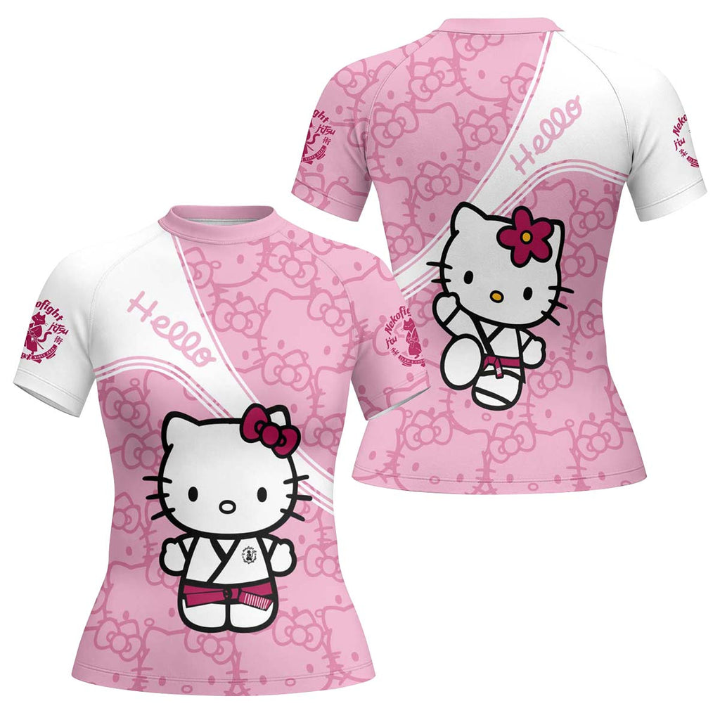 Hello Kitty BJJ Rash Guard