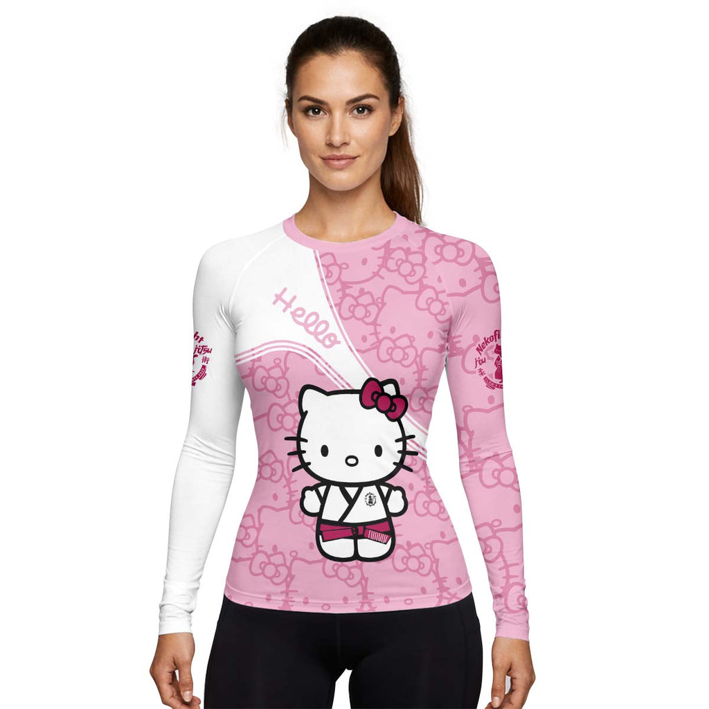 Hello Kitty BJJ Rash Guard