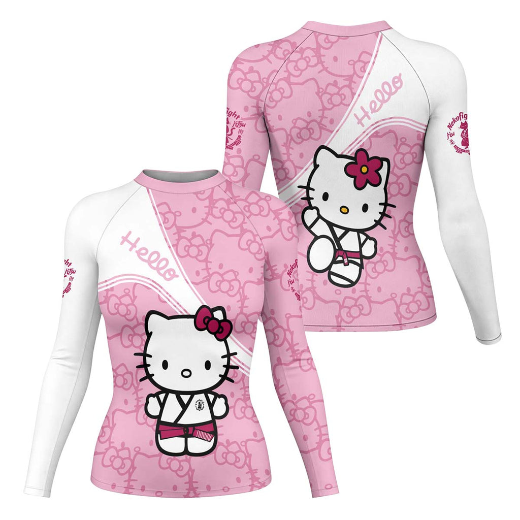 Hello Kitty BJJ Rash Guard