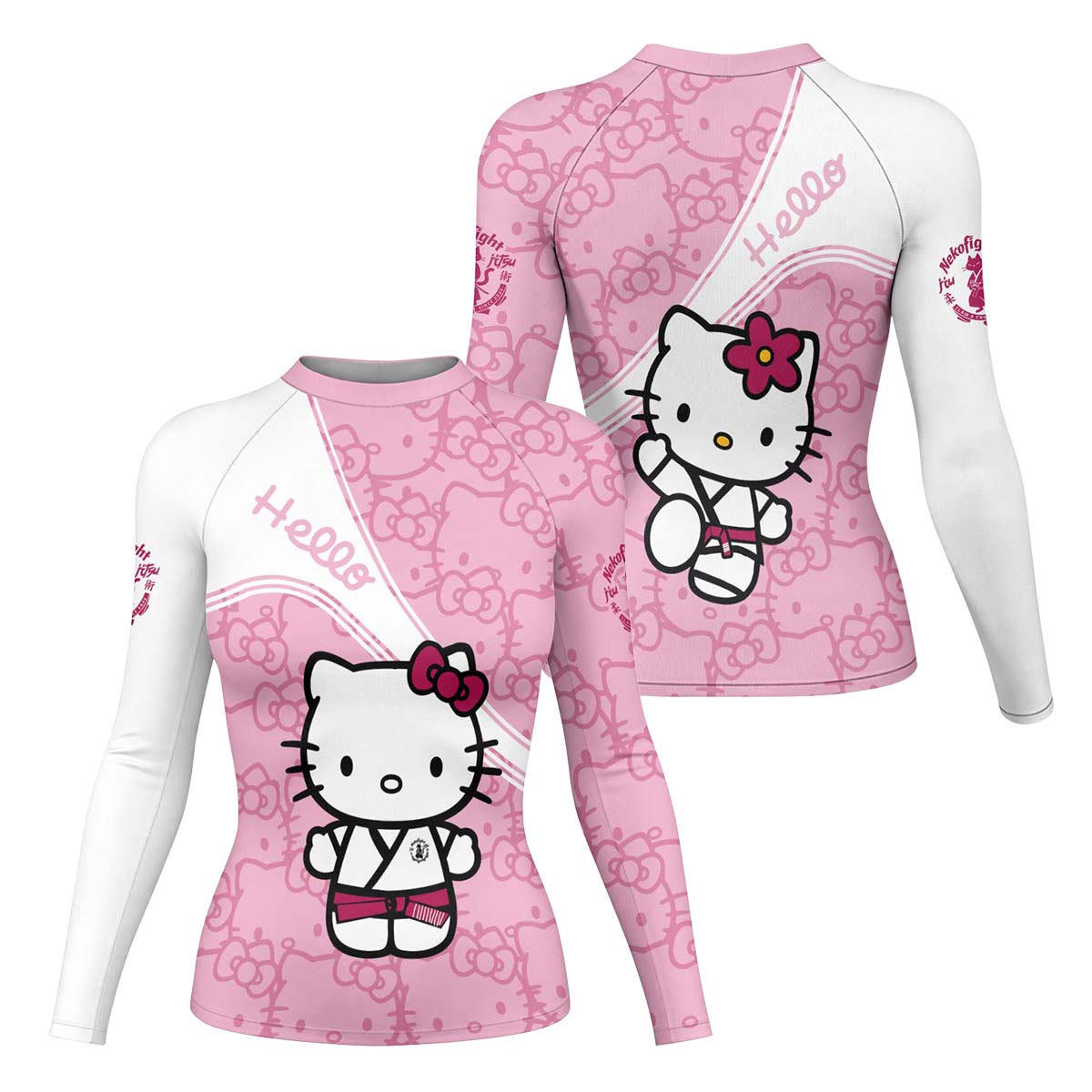 Hello Kitty BJJ Rash Guard