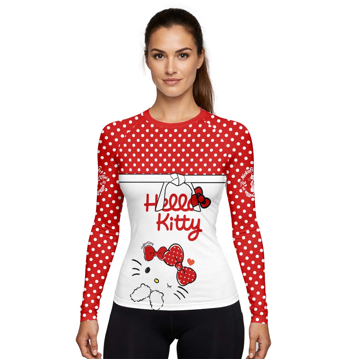 Hello Kitty Polka Dot Rash Guard