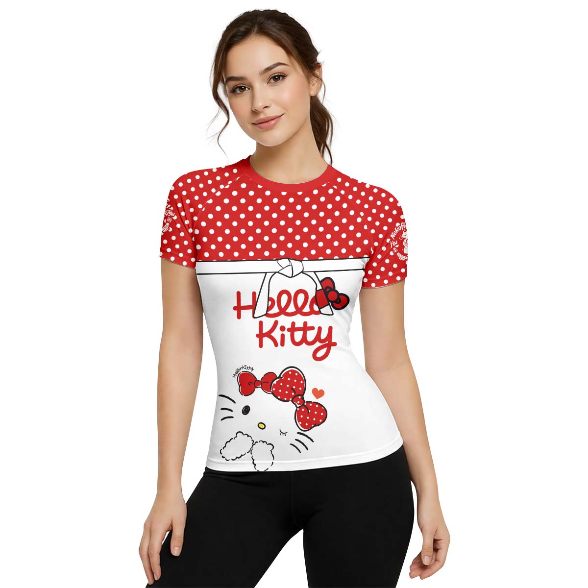 Hello Kitty Polka Dot Rash Guard