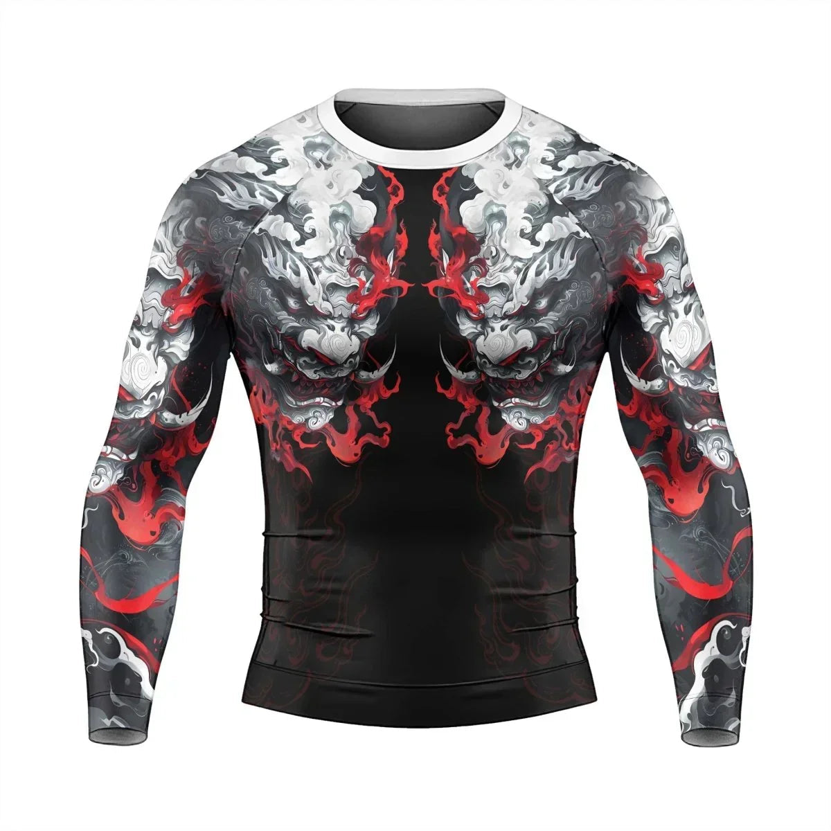 Hellstorm Demon Men's Long Sleeve Rash Guard