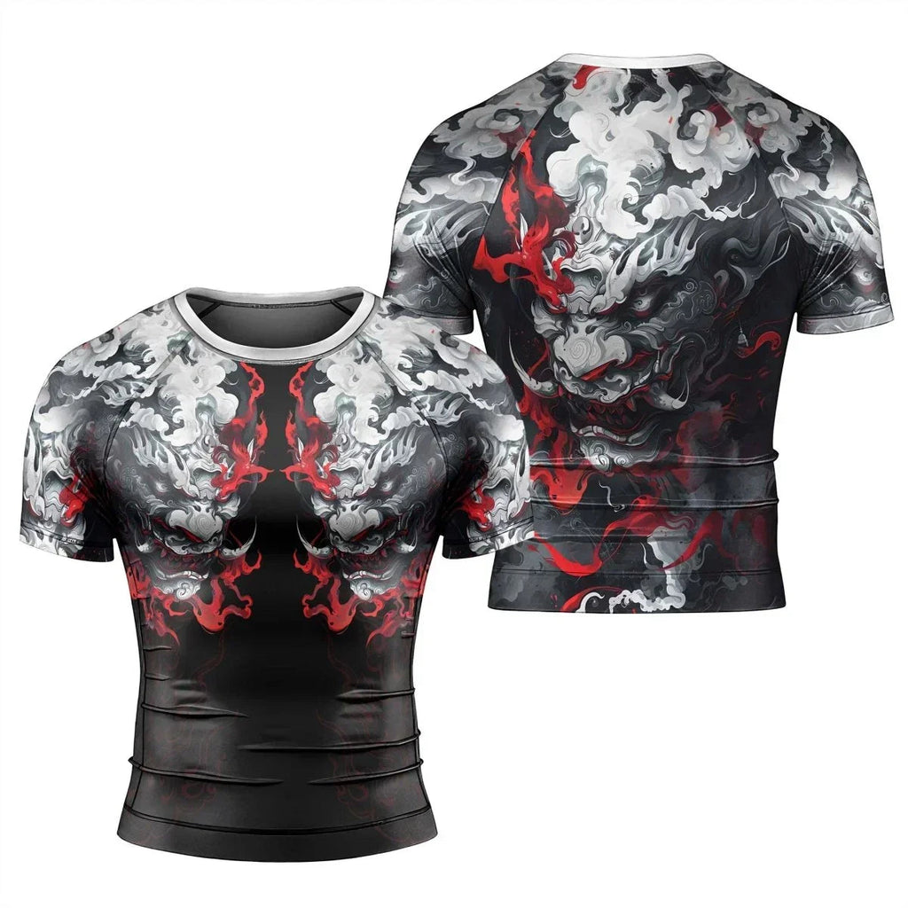 Hellstorm Demon Men's Short Sleeve Rash Guard