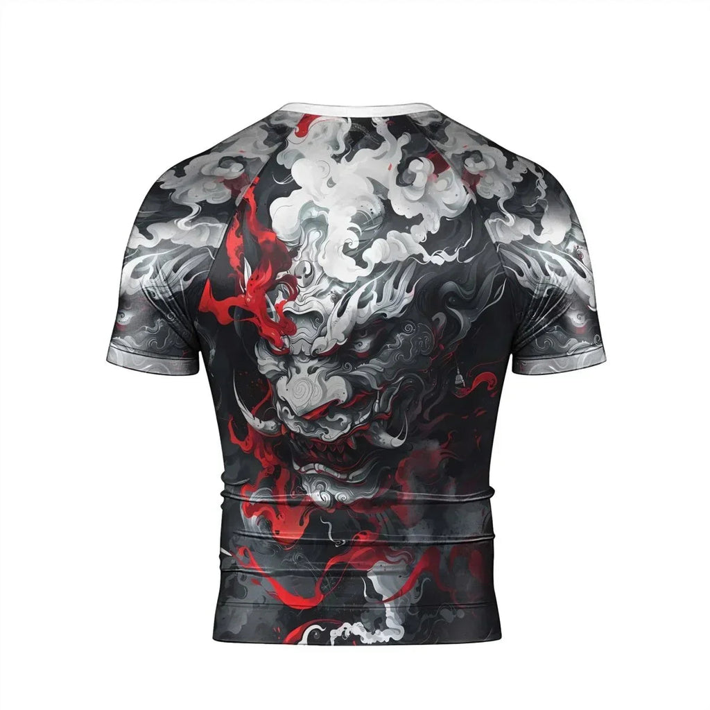 Hellstorm Demon Men's Short Sleeve Rash Guard
