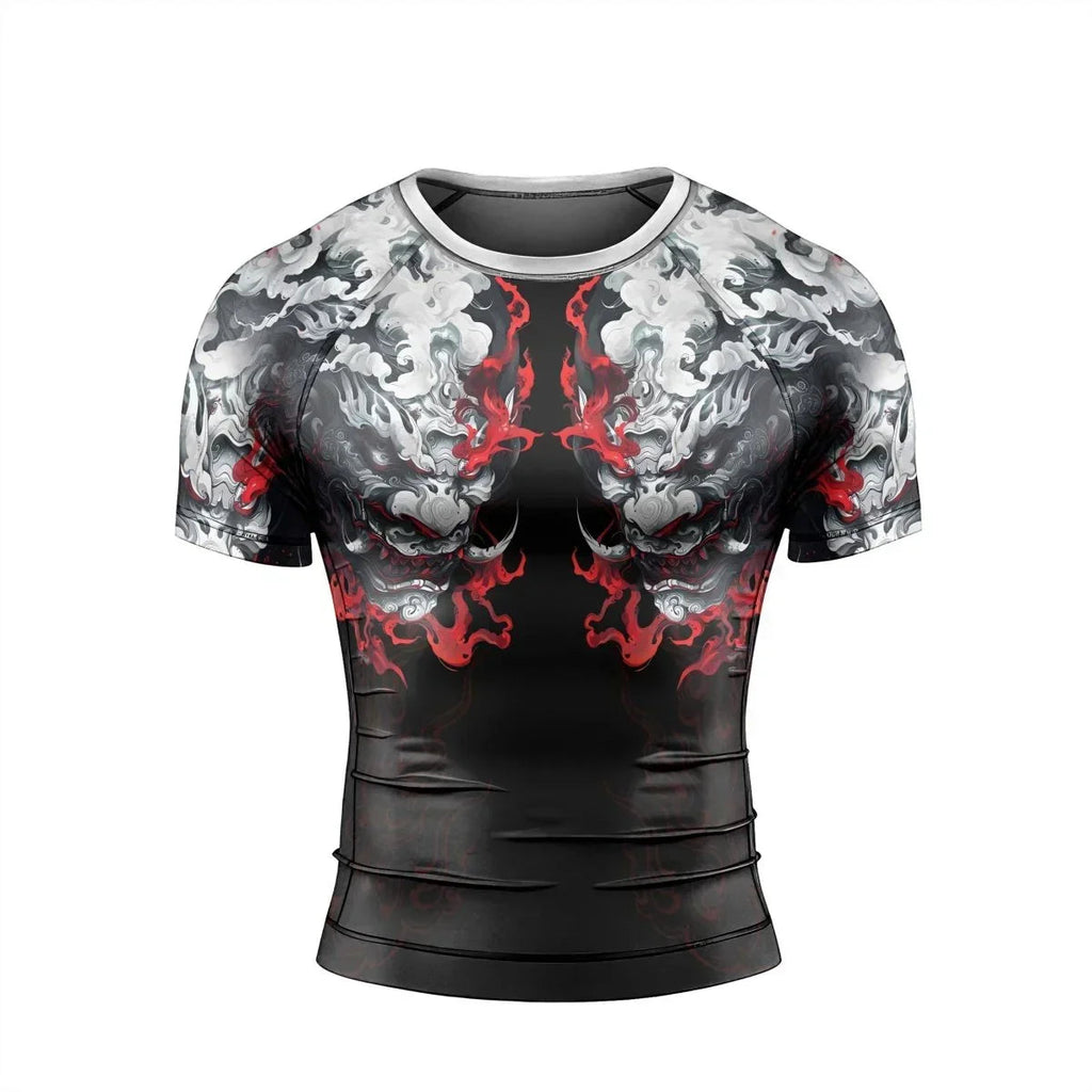 Hellstorm Demon Men's Short Sleeve Rash Guard