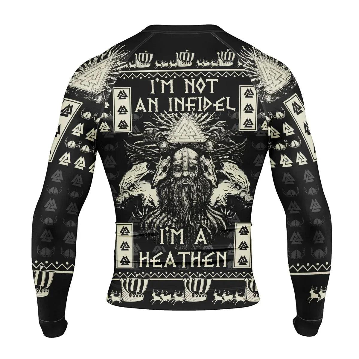 I'm Not An Infidel Men's Long Sleeve Rash Guard