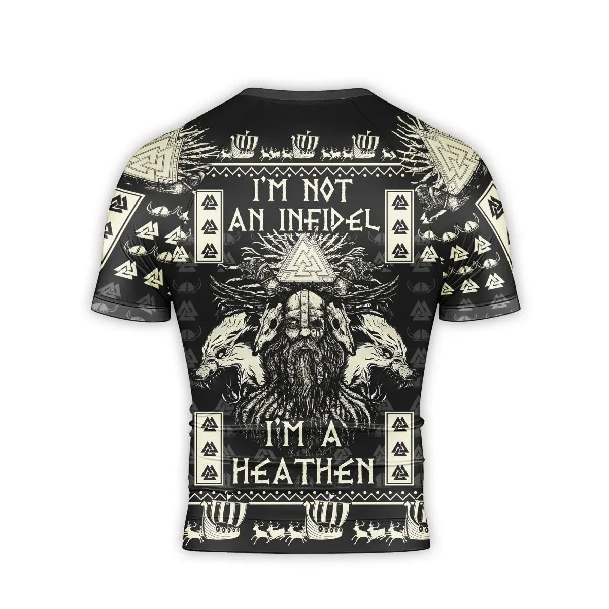I'm Not An Infidel Men's Short Sleeve Rash Guard