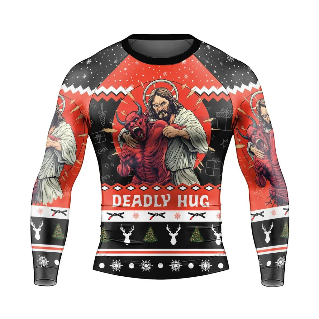 Sacred Guardian Choking Men's Long Sleeve Rash Guard