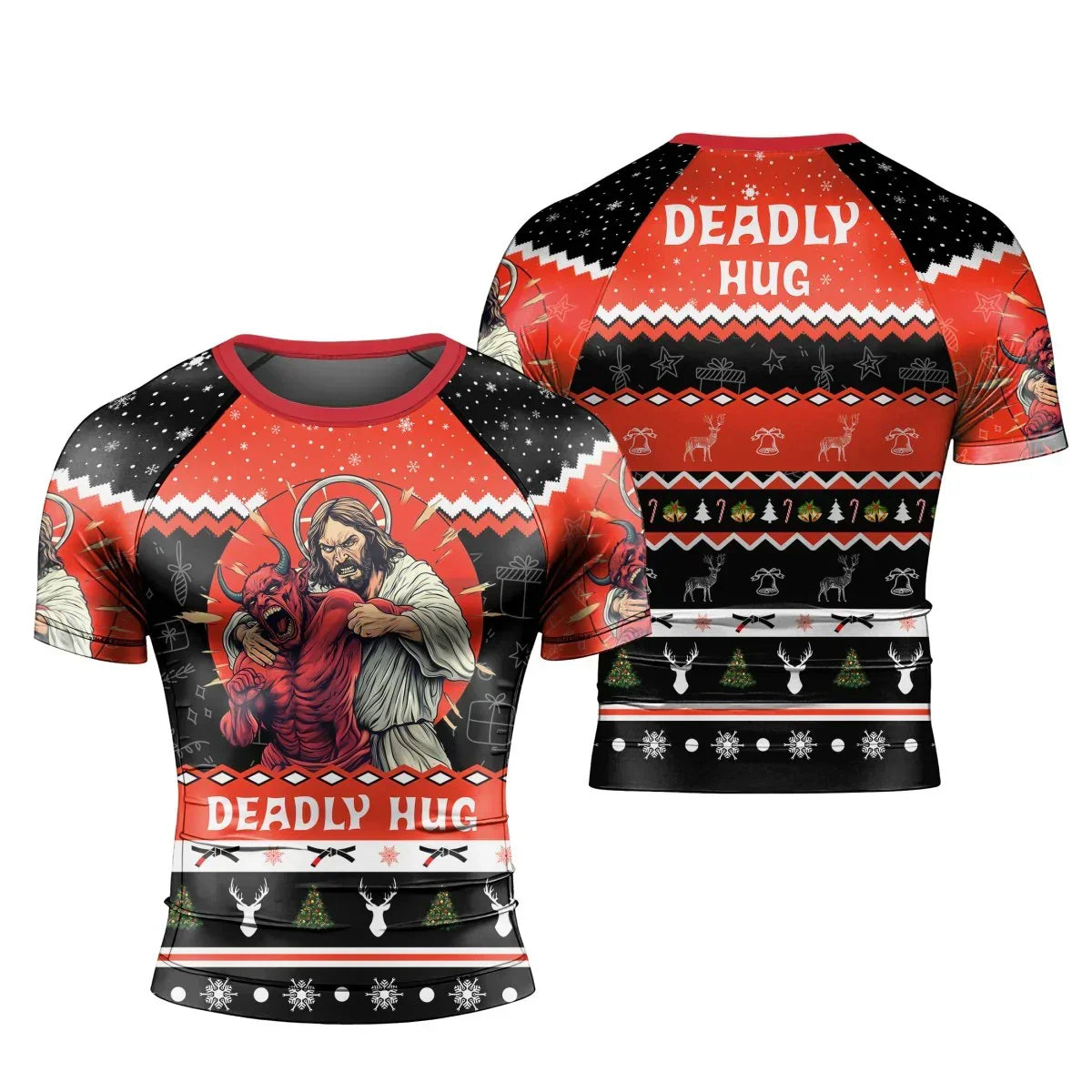 Sacred Guardian Choking Men's Short Sleeve Rash Guard