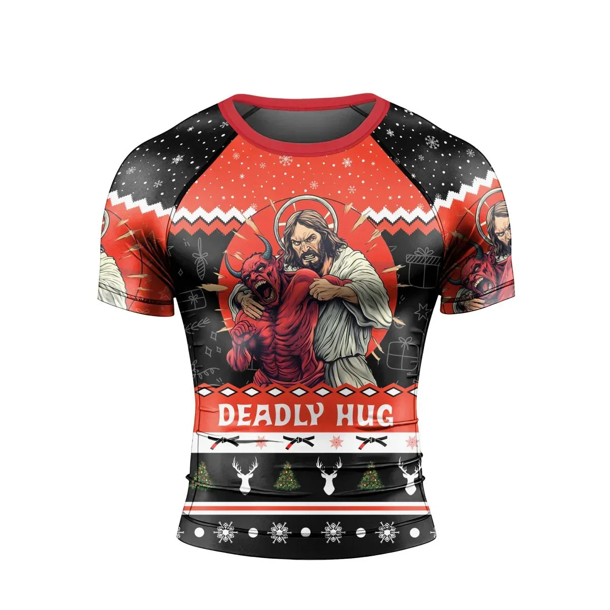 Sacred Guardian Choking Men's Short Sleeve Rash Guard