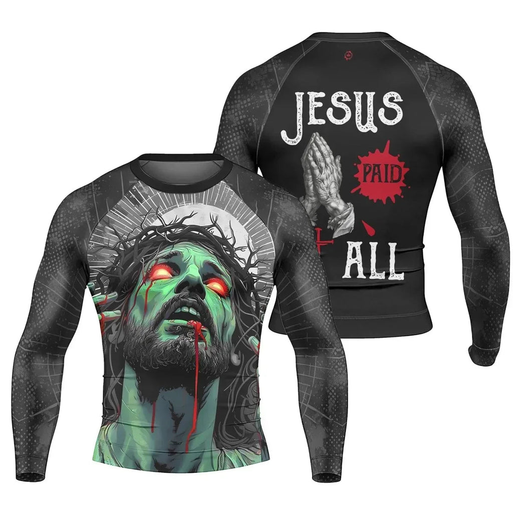 Redeemed Sacrifice Men's Long Sleeve Rash Guard