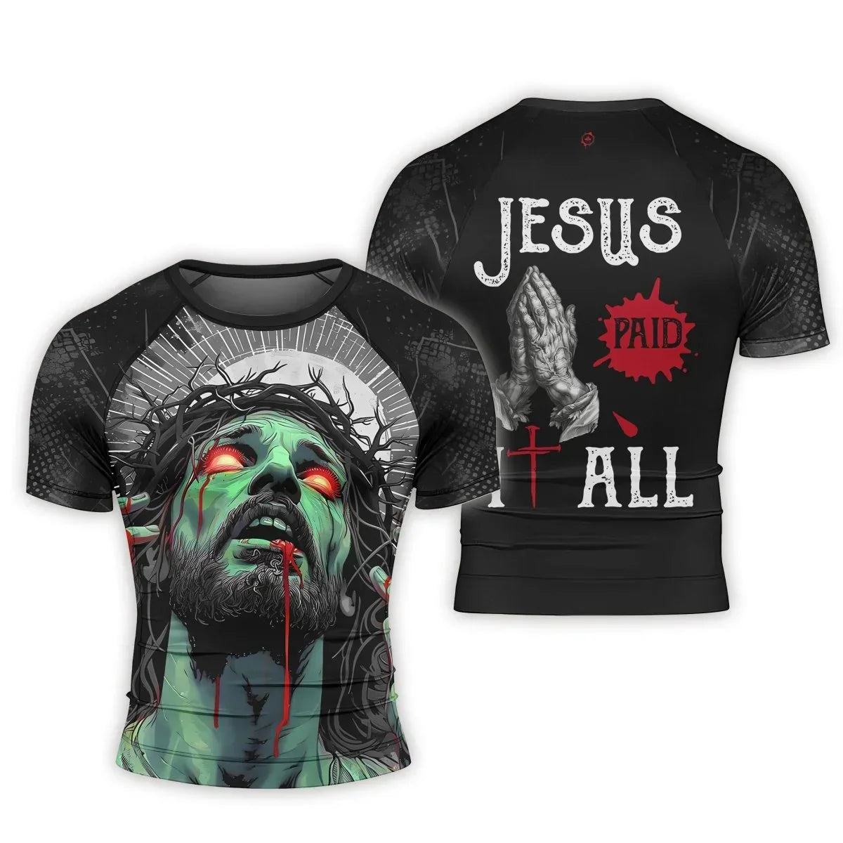 Redeemed Sacrifice Men's Short Sleeve Rash Guard