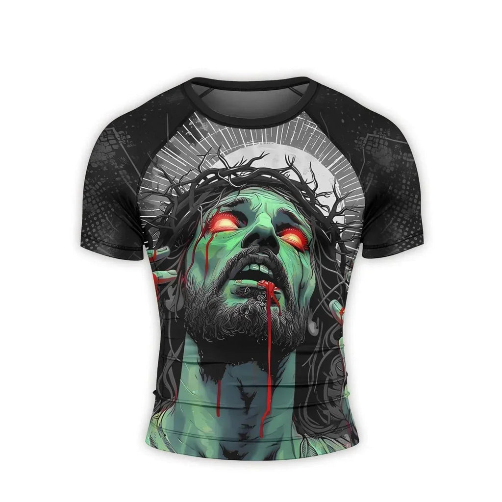 Redeemed Sacrifice Men's Short Sleeve Rash Guard