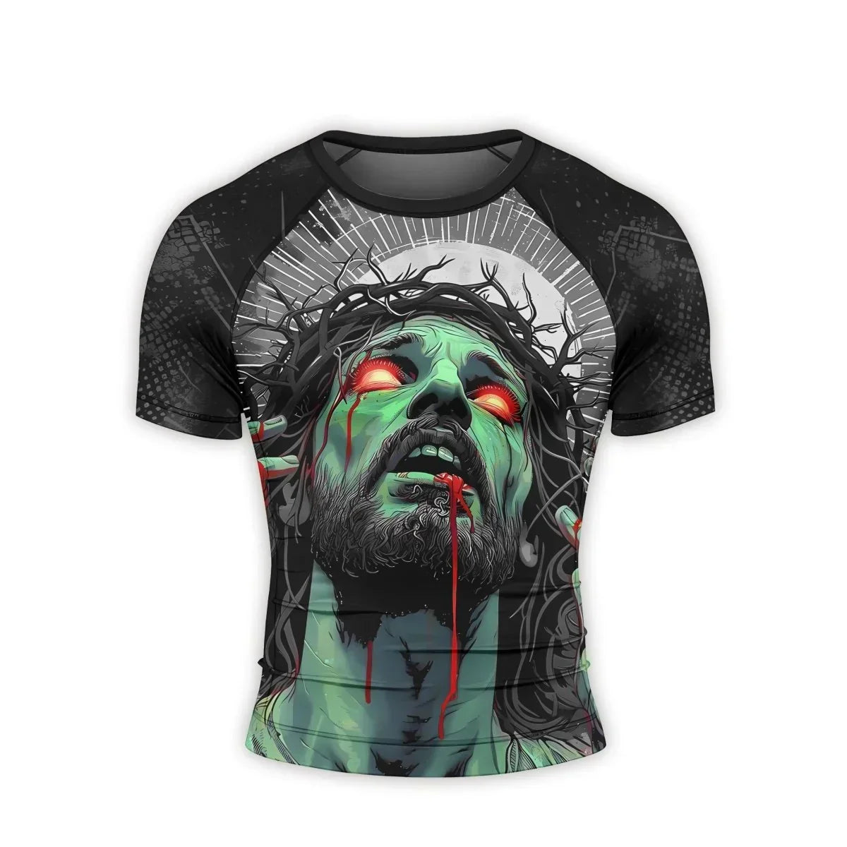 Redeemed Sacrifice Men's Short Sleeve Rash Guard
