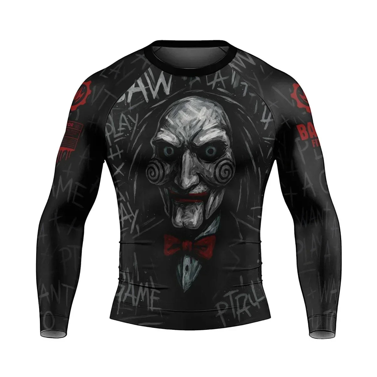 Jigsaw Game Men's Long Sleeve Rash Guard