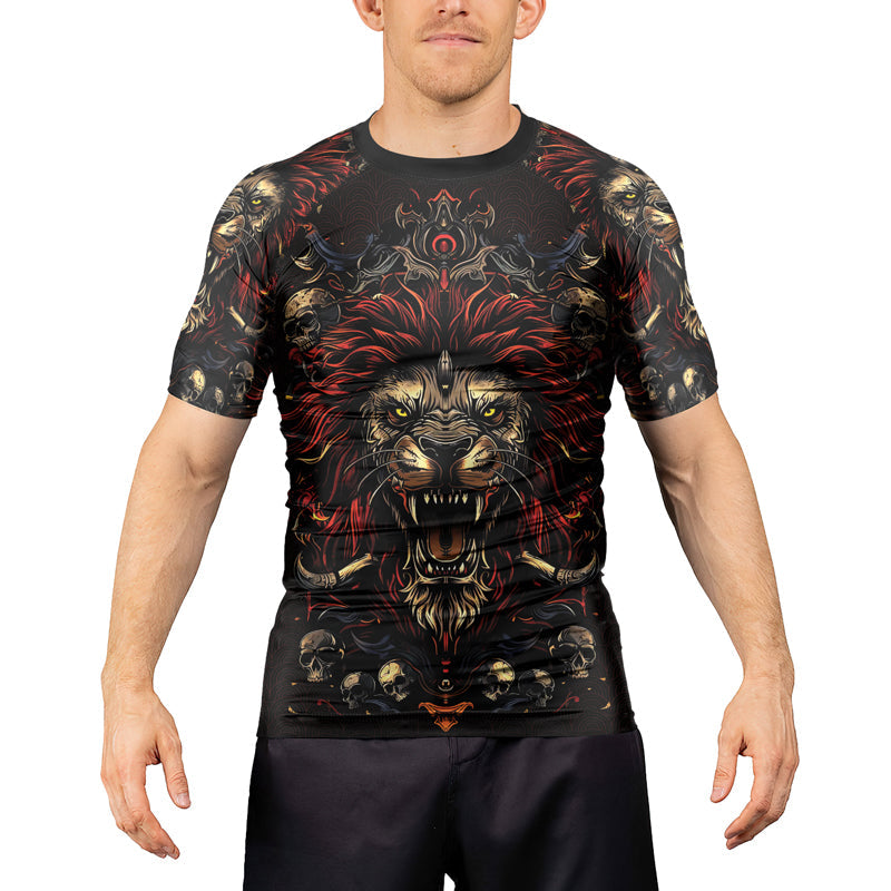 Rashninja King’s Wrath Men's Short Sleeve Rash Guard