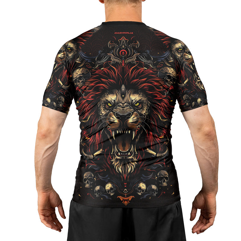 Rashninja King’s Wrath Men's Short Sleeve Rash Guard