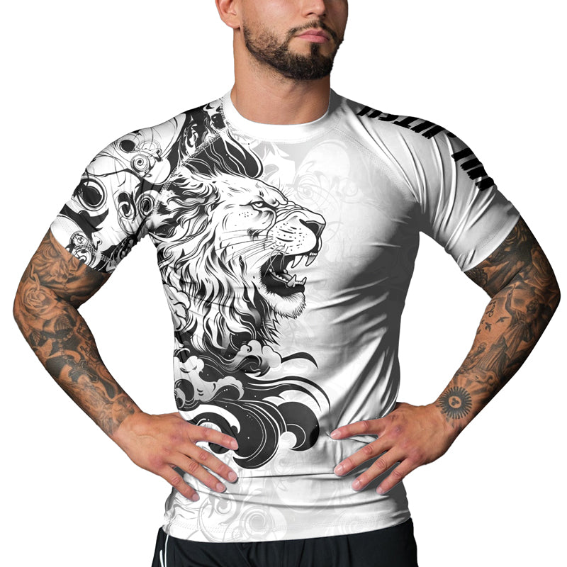 Rashninja Mystic Mane Men's Short Sleeve Rash Guard