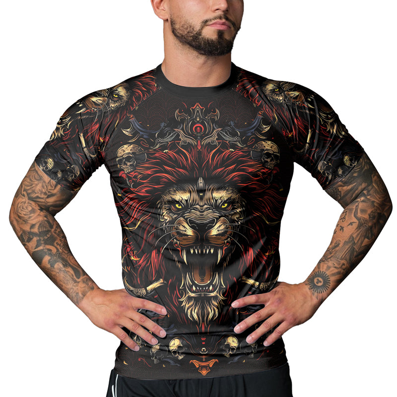 Rashninja King’s Wrath Men's Short Sleeve Rash Guard