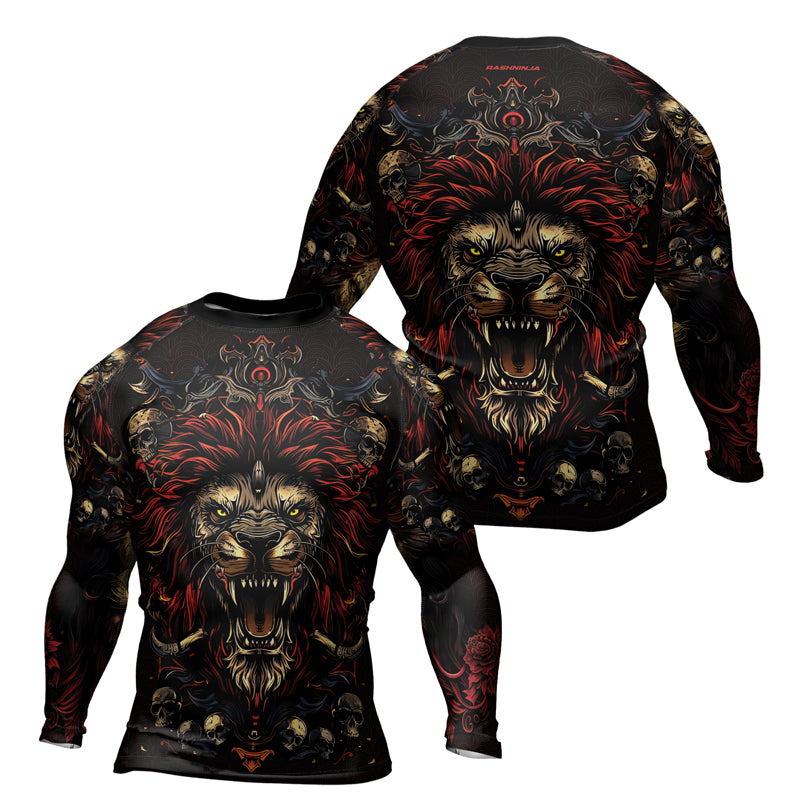 Rashninja King’s Wrath Men's Long Sleeve Rash Guard