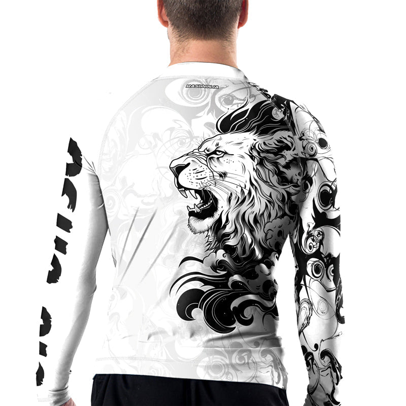 Rashninja Mystic Mane Men's Long Sleeve Rash Guard