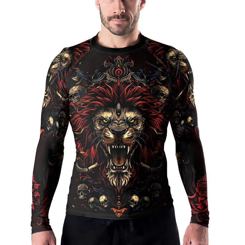 Rashninja King’s Wrath Men's Long Sleeve Rash Guard