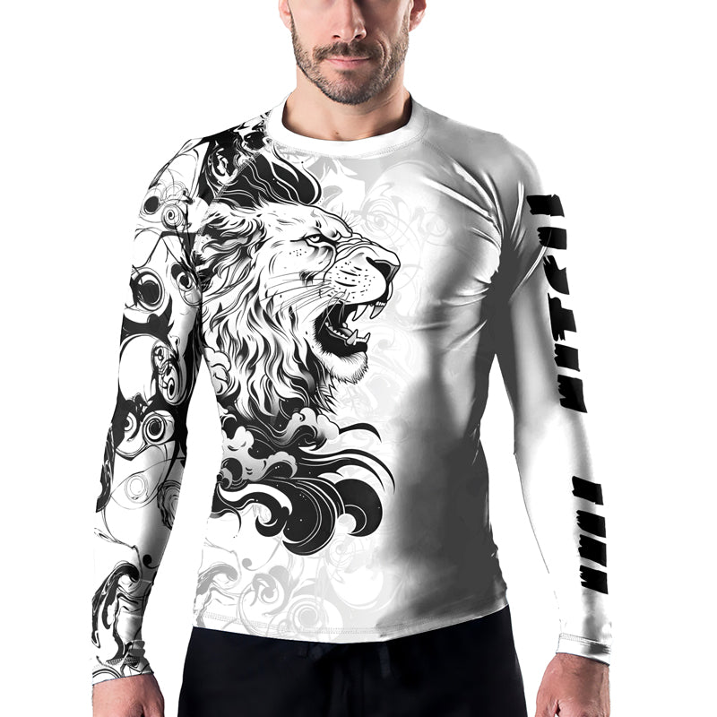 Rashninja Mystic Mane Men's Long Sleeve Rash Guard