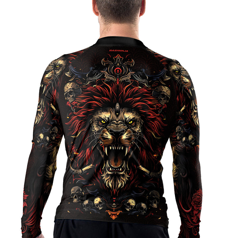 Rashninja King’s Wrath Men's Long Sleeve Rash Guard