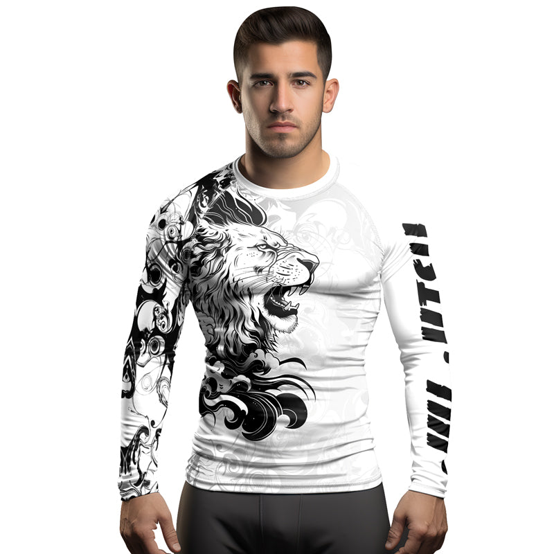 Rashninja Mystic Mane Men's Long Sleeve Rash Guard
