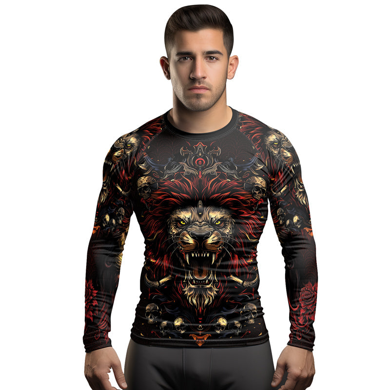 Rashninja King’s Wrath Men's Long Sleeve Rash Guard