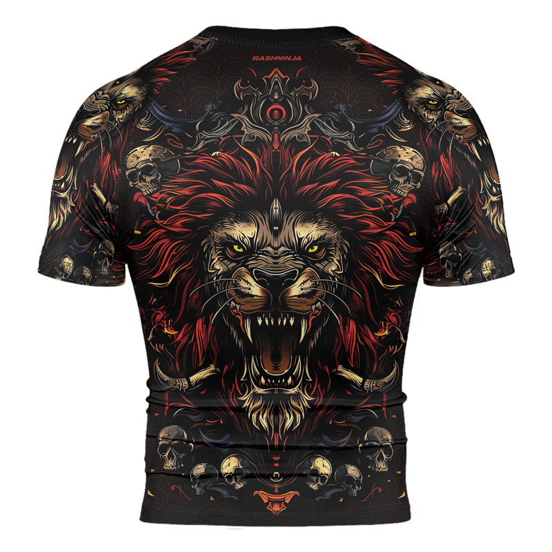 Rashninja King’s Wrath Men's Short Sleeve Rash Guard