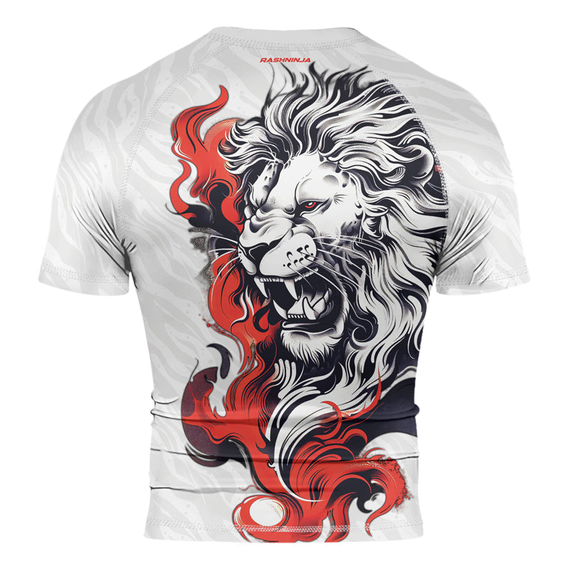 Rashninja Untamed Majesty Men's Short Sleeve Rash Guard