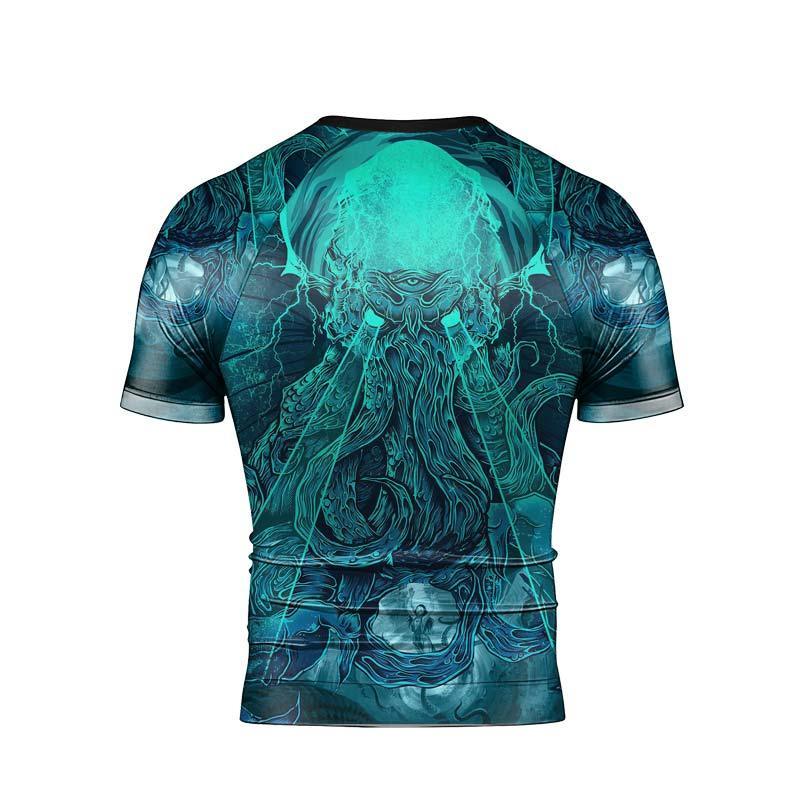 Leviathan of Madness Men's Short Sleeve Rash Guard