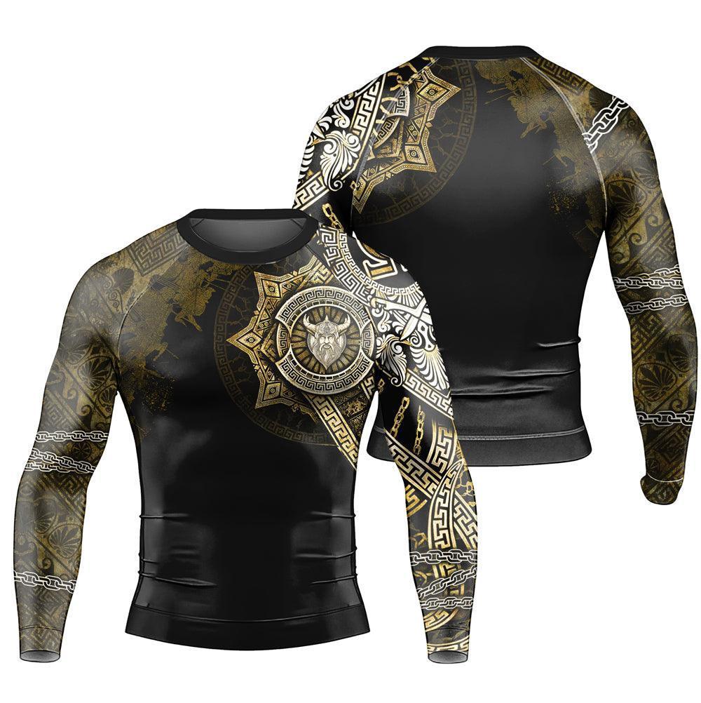 Viking Warrior Medal Long Sleeve Rash Guard