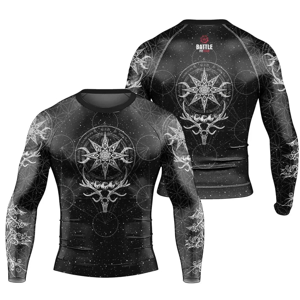 YULE Vikings Men's Long Sleeve Rash Guard