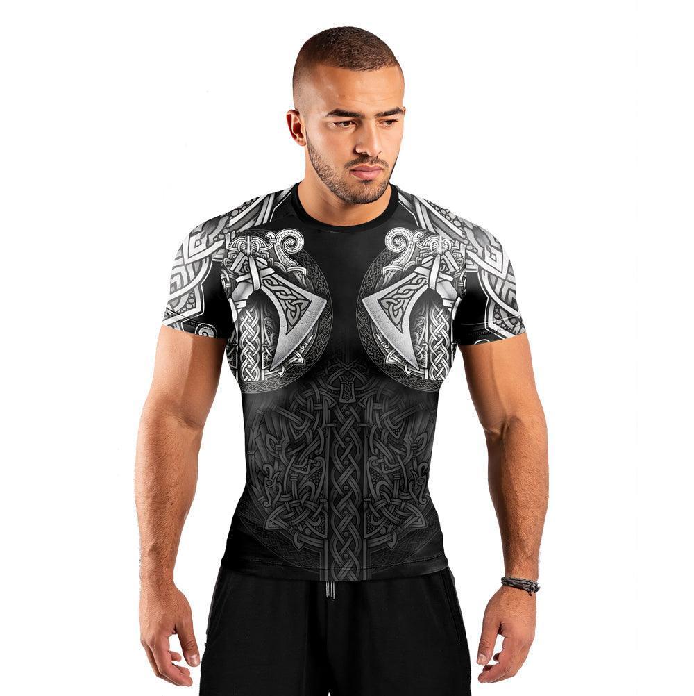 Sword & Shield Viking Men's Short Sleeve Rash Guard