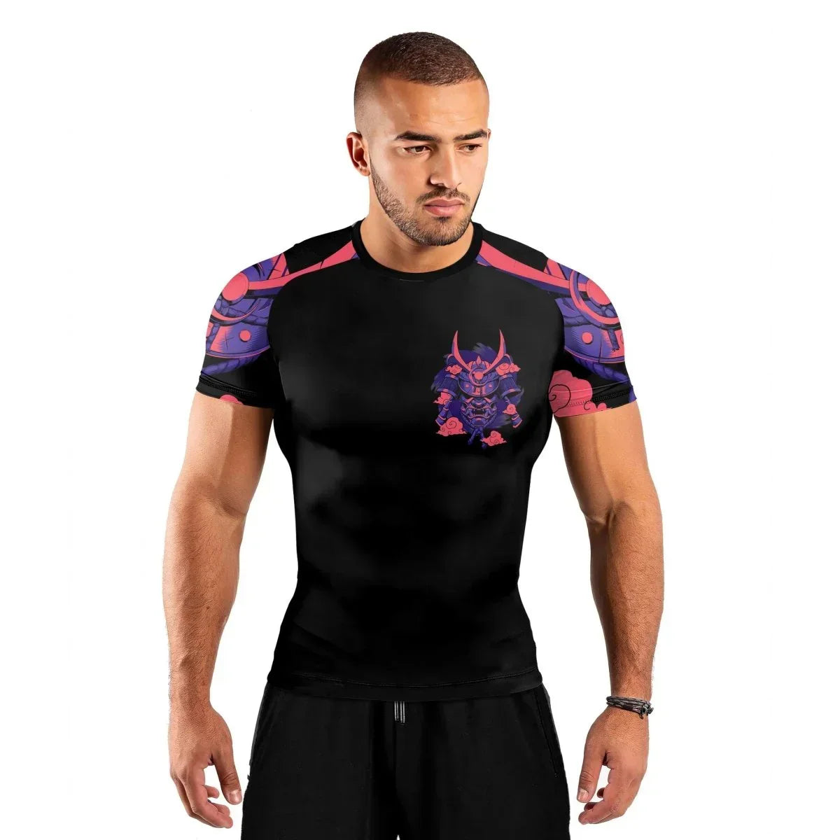 Devil Shogun Helmet Short Sleeve Rash Guard