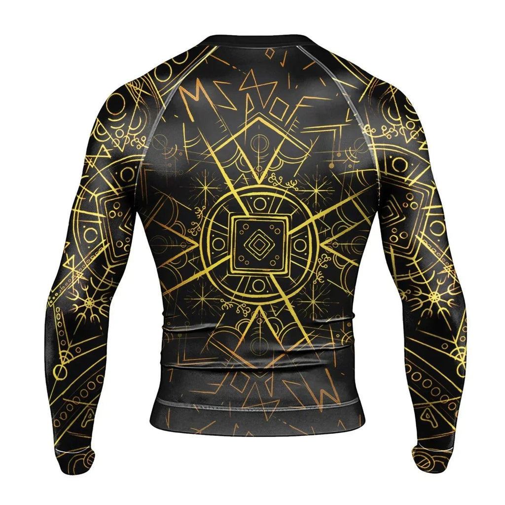 Helm Of Disguise Men's Long Sleeve Rash Guard