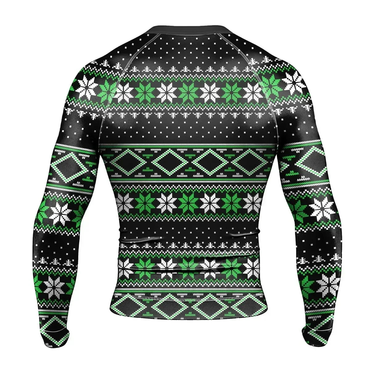 Santa Christmas Man Long Sleeve Rash Guard
