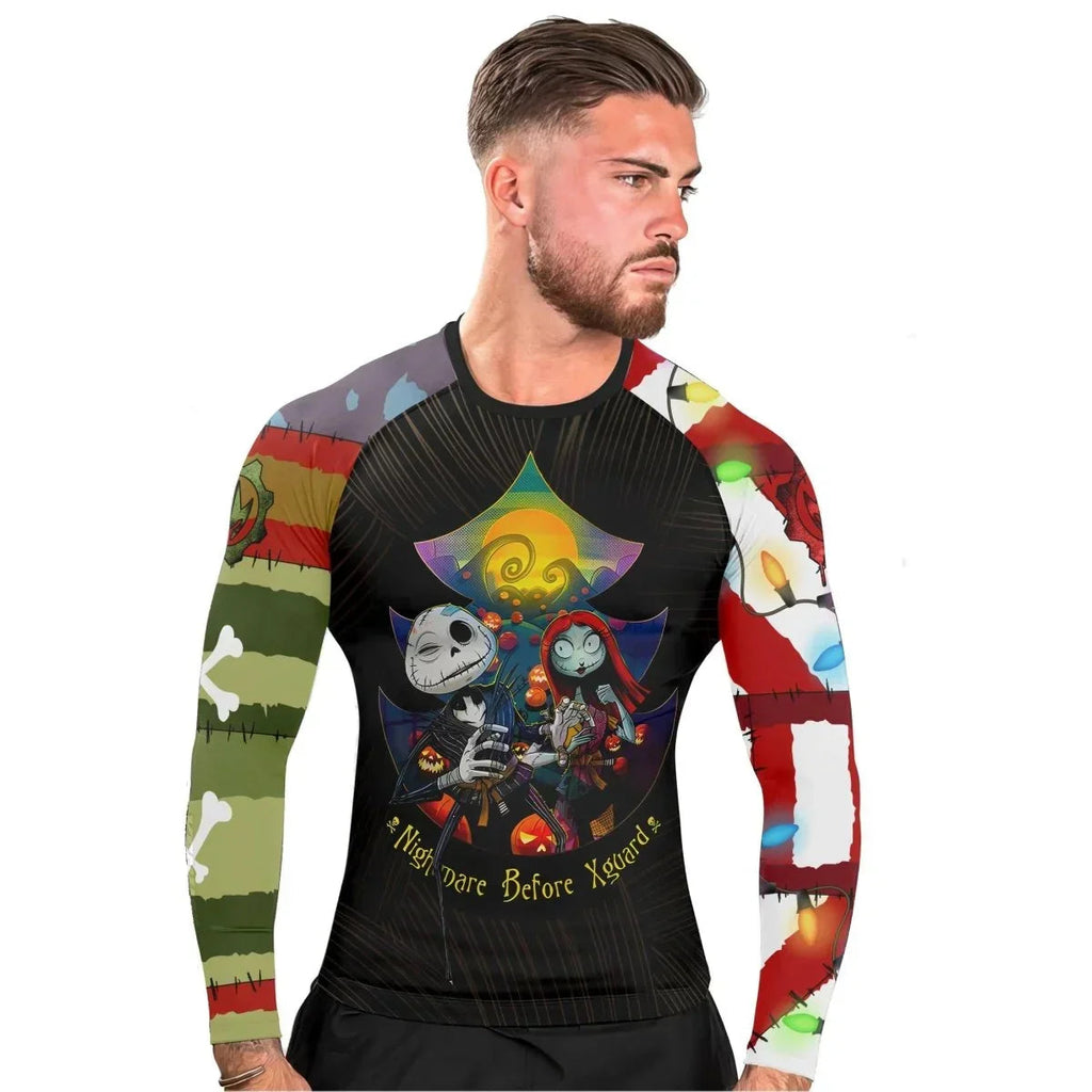 Oogie Boogie Christmas Long Sleeve Rash Guard