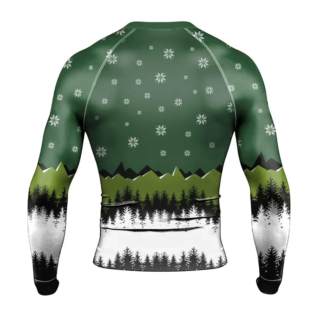 Clinch Santa Clause Long Sleeve Rash Guard