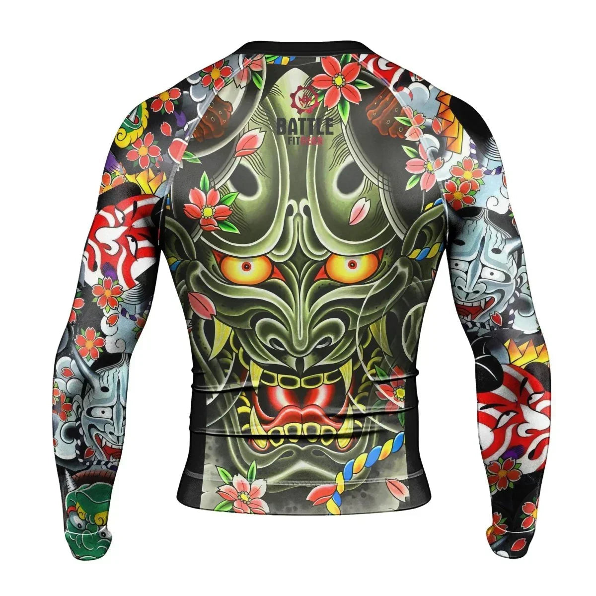 Japanese Viper Oni Men's Long Sleeve Rash Guard