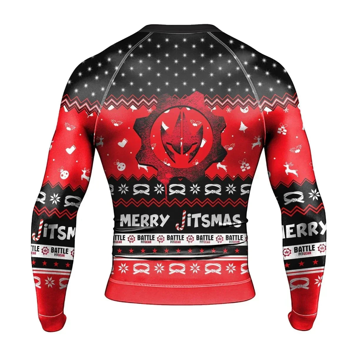 Villain Santa Claus Jitsmas Long Sleeve Rash Guard