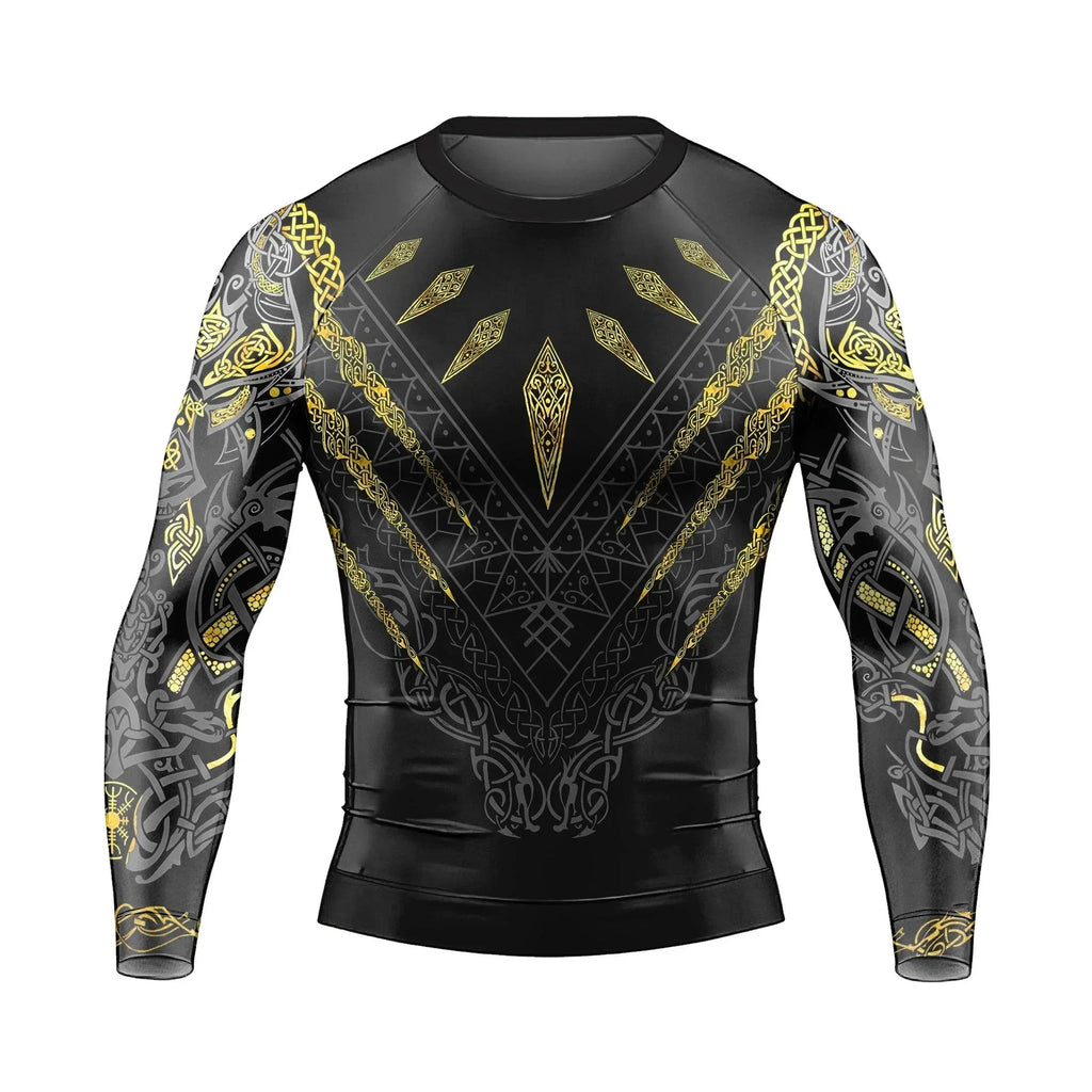 Fenrir's Wrath Man Long Sleeve Rash Guard