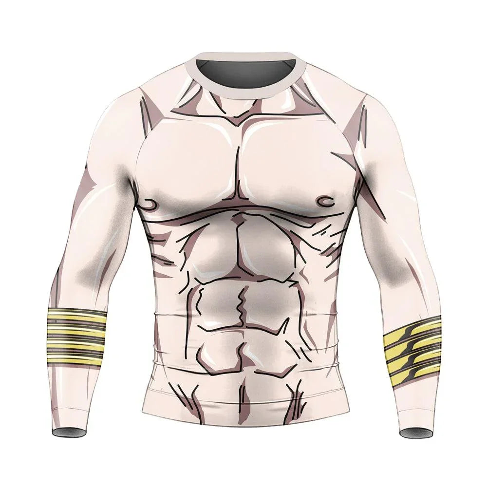 Thunder God Enel One Piece Long Sleeve Rash Guard