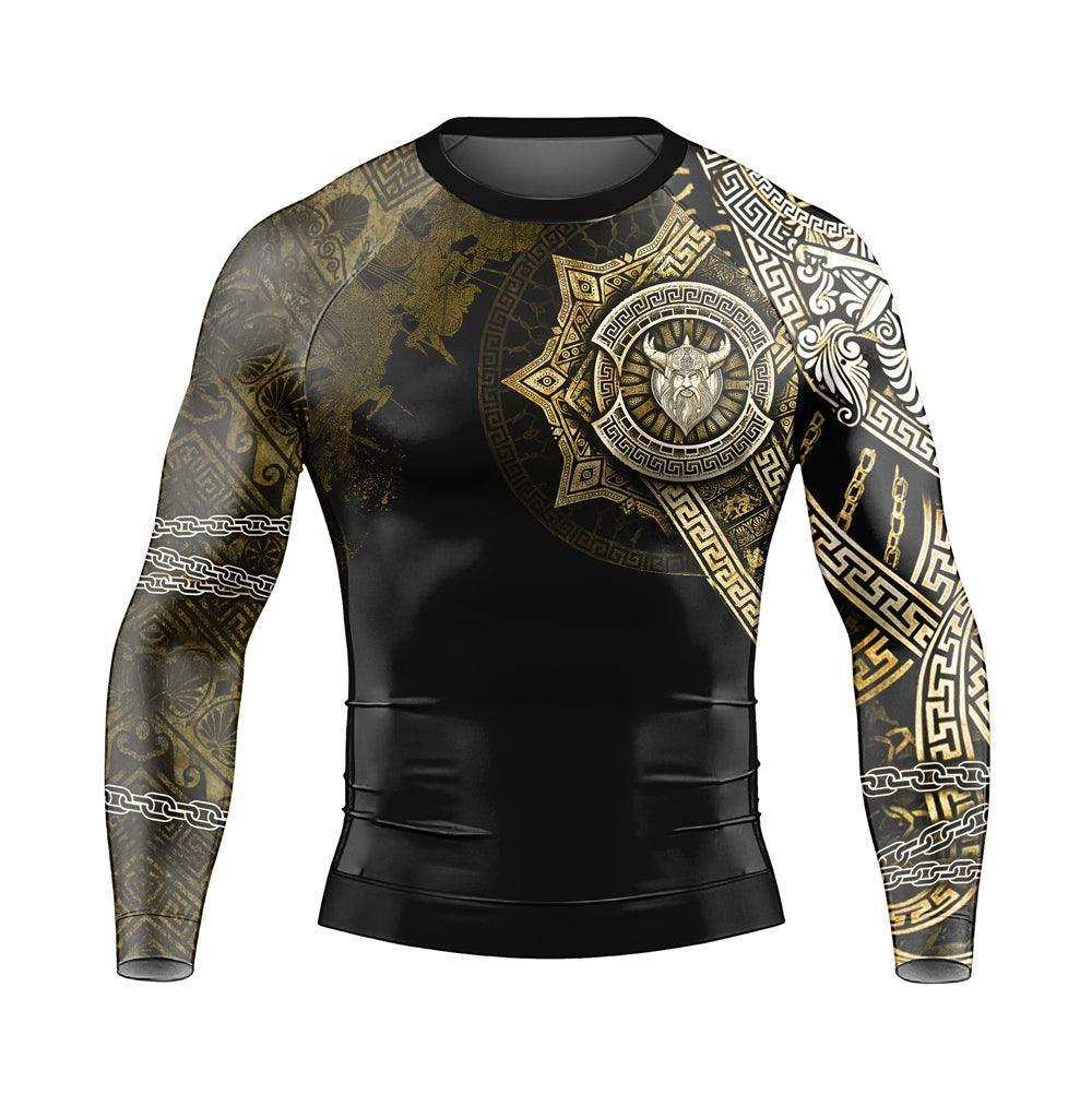 Viking Warrior Medal Long Sleeve Rash Guard